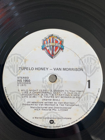Van Morrison – Tupelo Honey LP vinyl record, image 4 of 6
