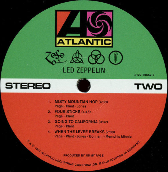 Led Zeppelin – Untitled LP vinyl record, image 6 of 10