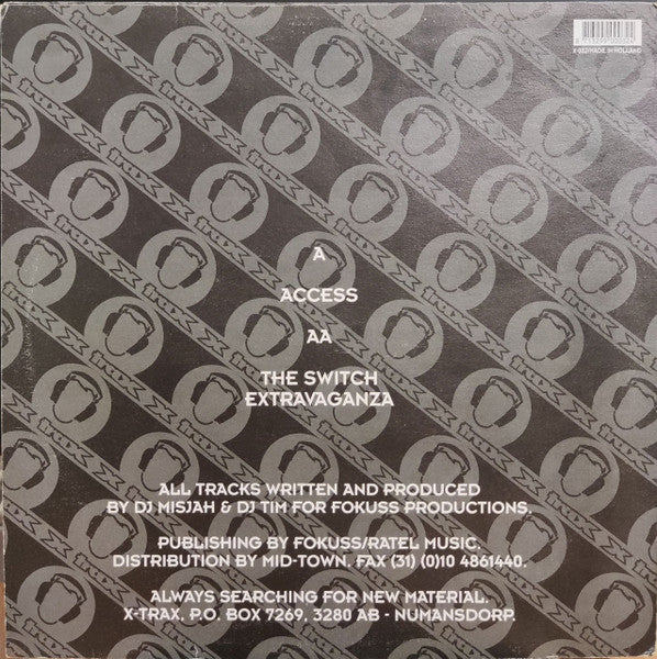 DJ Misjah & DJ Tim – Access 12" vinyl record, image 2 of 4