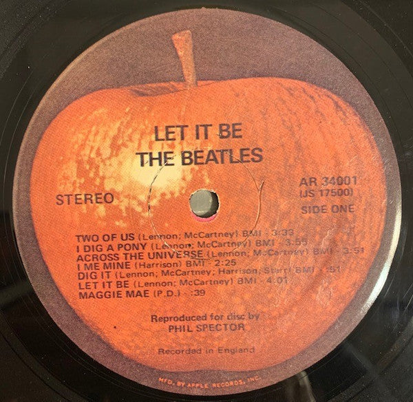 The Beatles – Let It Be LP vinyl record, image 6 of 7