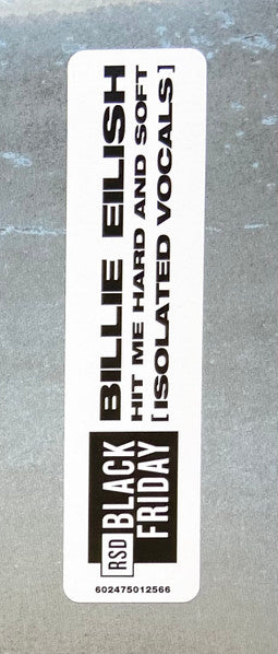 Billie Eilish – Hit Me Hard And Soft (Isolated Vocals) LP vinyl record, image 8 of 8
