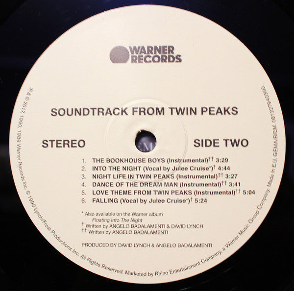 Angelo Badalamenti – Music From Twin Peaks LP vinyl record, image 4 of 5