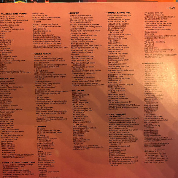 Joe Cocker – Jamaica Say You Will LP vinyl record, image 3 of 8