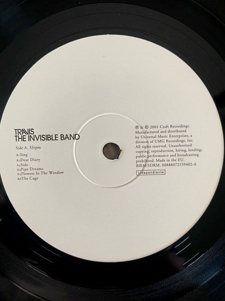 Travis – The Invisible Band LP vinyl record, image 5 of 7
