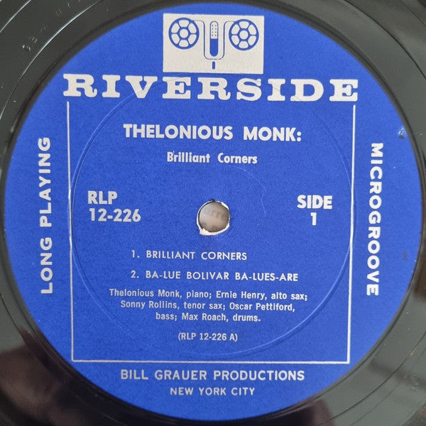 Thelonious Monk – Brilliant Corners LP vinyl record, image 3 of 4