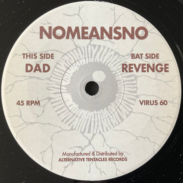 Nomeansno – Dad / Revenge 7" vinyl record, image 3 of 4