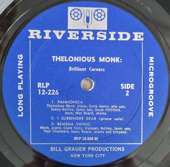 Thelonious Monk – Brilliant Corners LP vinyl record, image 4 of 4