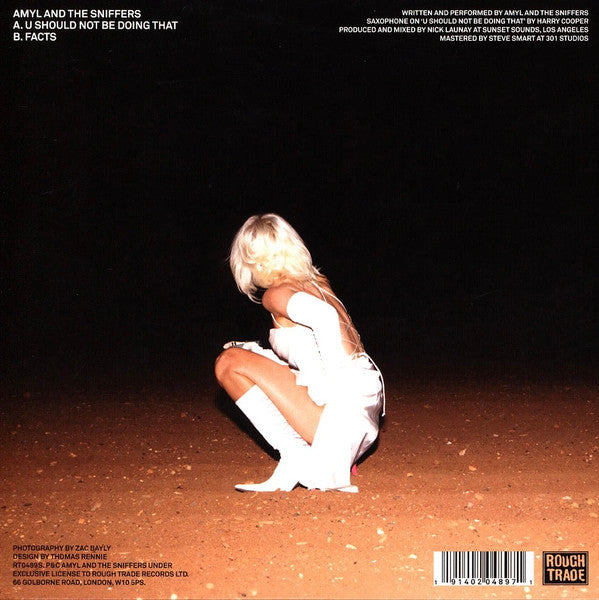 Amyl And The Sniffers – U Should Not Be Doing That / Facts 7" vinyl record, image 2 of 4