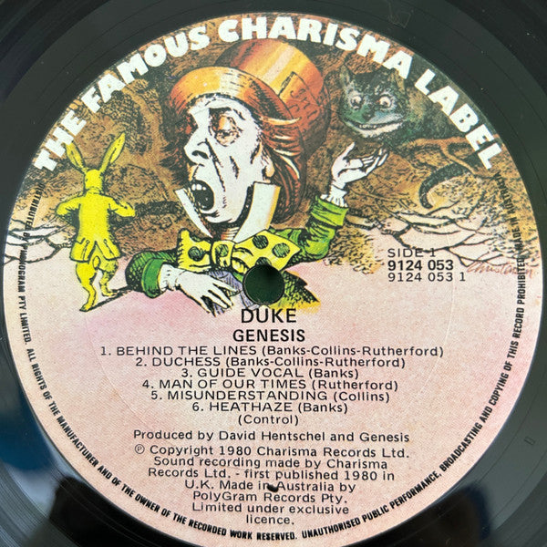 Genesis – Duke LP vinyl record, image 3 of 4