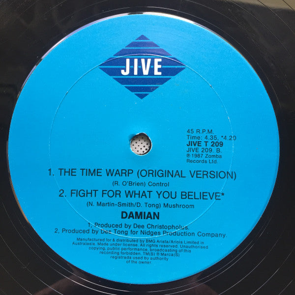 Damian – The Time Warp 12" vinyl record, image 4 of 4