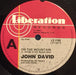 John David – On The Mountain 7" vinyl record, image 2 of 2