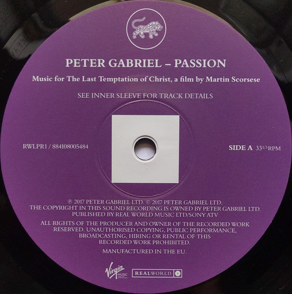 Peter Gabriel – Passion (2xLP) LP vinyl record, image 8 of 10