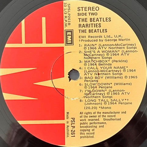 The Beatles – Rarities LP vinyl record, image 7 of 7