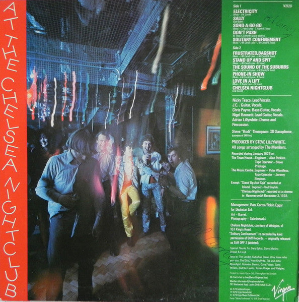 The Members – At The Chelsea Nightclub LP vinyl record, image 2 of 4