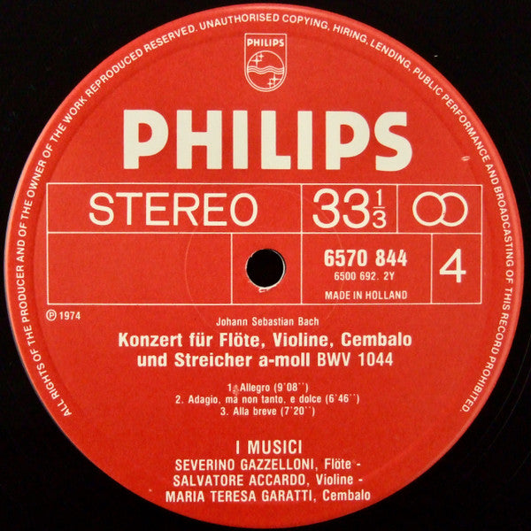 I Musici – Triumph Des Barock = The Splendour Of Baroque = Splendeur Du Baroque (6xLP) LP vinyl record, image 6 of 10