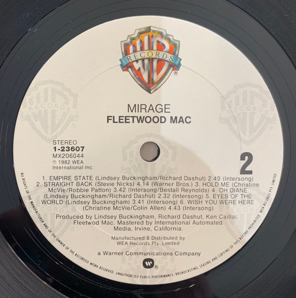 Fleetwood Mac – Mirage LP vinyl record, image 5 of 6