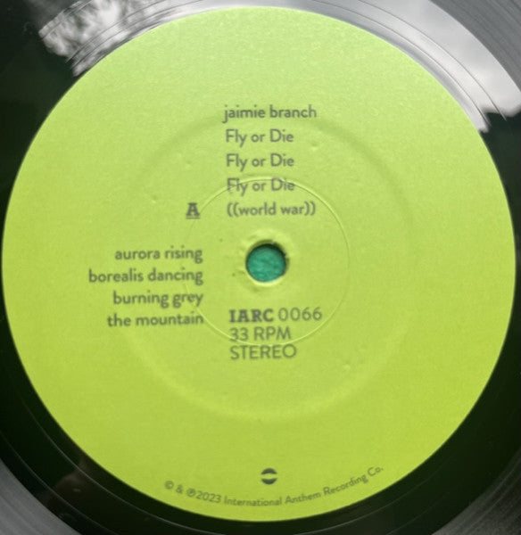 Jaimie Branch – Fly Or Die Fly Or Die Fly Or Die ((World War)) LP vinyl record, image 5 of 10