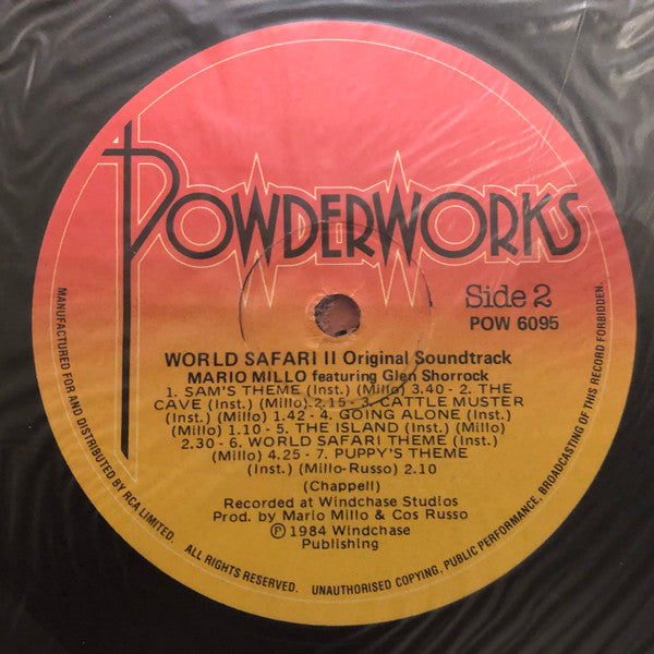 Mario Millo – World Safari II LP vinyl record, image 4 of 4