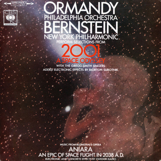Eugene Ormandy, The Philadelphia Orchestra, Leonard Bernstein, New York Philharmonic, Gregg Smith Singers, Morton Subotnick, Karl-Birger Blomdahl, Sveriges Radio – Perform Selections From - 2001 - A Space Odyssey / Music From Blomdahl's Opera... LP vinyl record, image 1 of 4