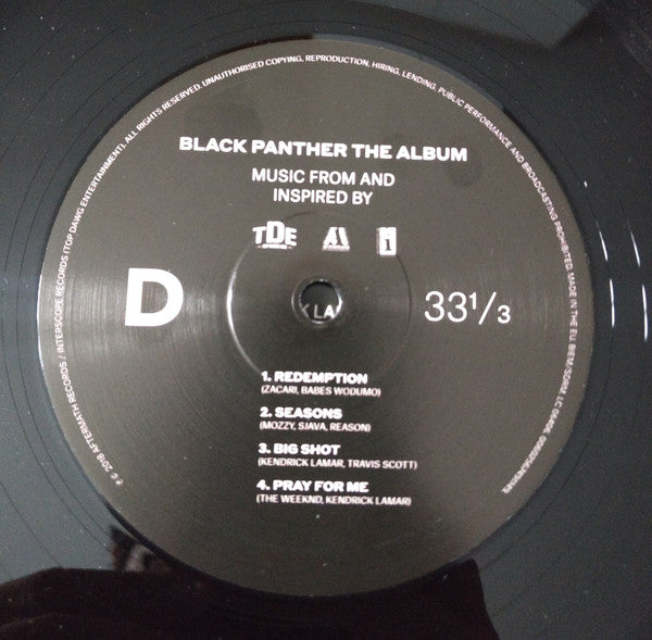 Various – Black Panther The Album (Music From And Inspired By) (2xLP) LP vinyl record, image 6 of 10