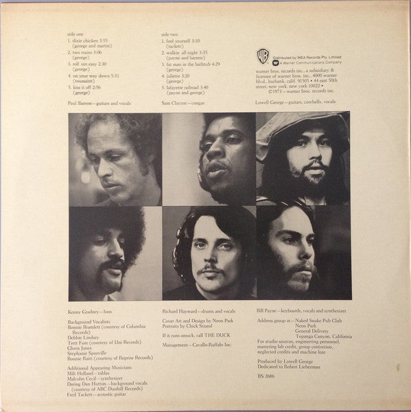 Little Feat – Dixie Chicken LP vinyl record, image 2 of 4