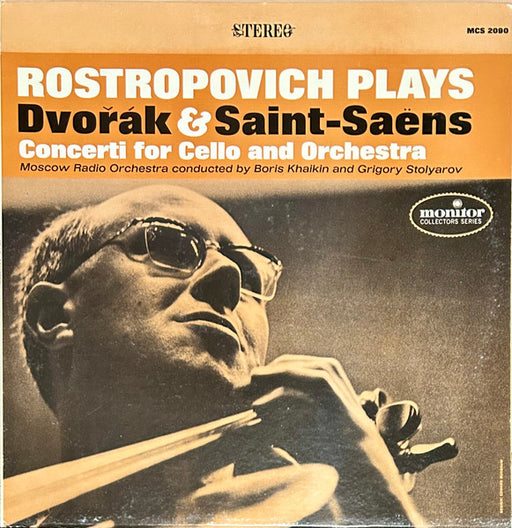 Mstislav Rostropovich, Antonín Dvořák, Camille Saint-Saëns, Большой Симфонический Оркестр Всесоюзного Радио, Boris Khaikin, Григорий Столяров – Rostropovich Plays Dvorak & Saint-Saens / Concerti For Cello And Orchestra