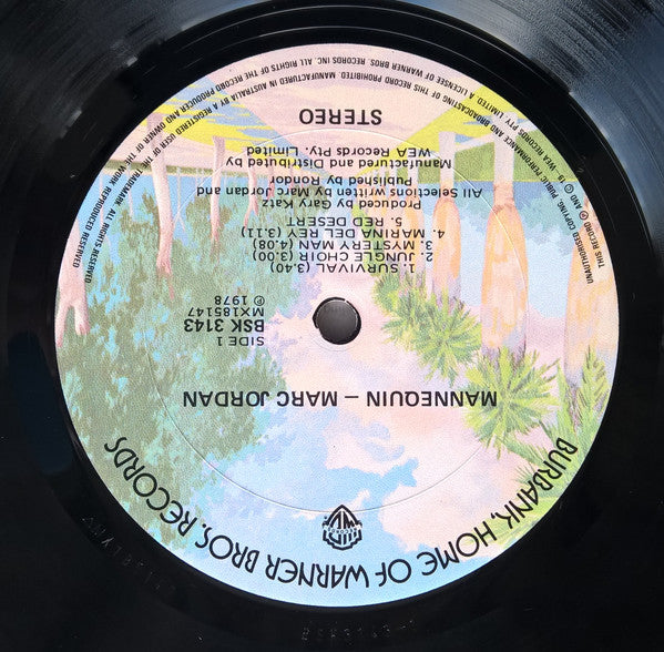 Marc Jordan – Mannequin LP vinyl record, image 5 of 6