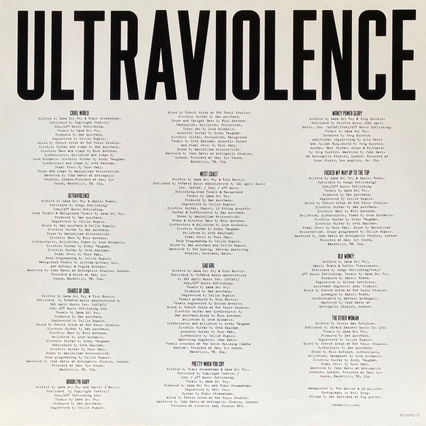 Lana Del Rey – Ultraviolence (2xLP) LP vinyl record, image 7 of 10