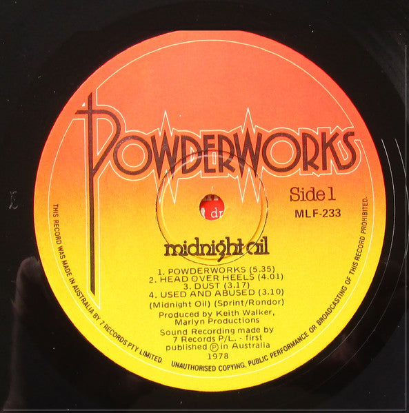 Midnight Oil – Midnight Oil LP vinyl record, image 3 of 6