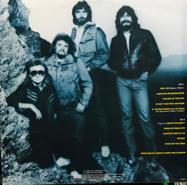 Alabama – Roll On LP vinyl record, image 2 of 4