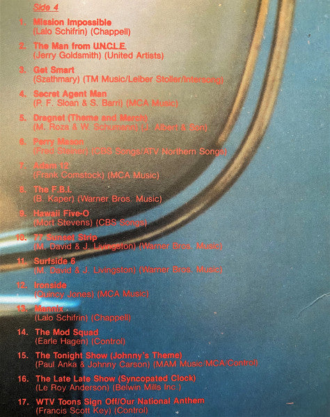 Various – Television's Greatest Hits (65 TV Themes! From The 50's And The 60's) (2xLP) LP vinyl record, image 7 of 10