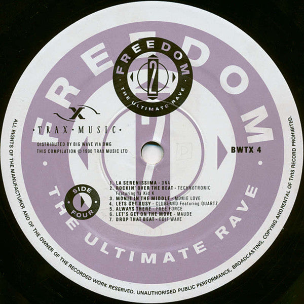 Various – Freedom Two - The Ultimate Rave (2xLP) LP vinyl record, image 7 of 7