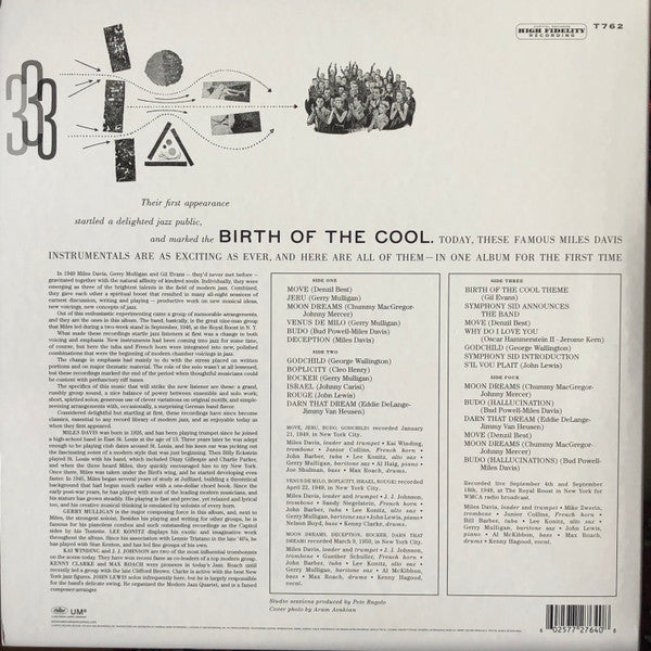 Miles Davis – The Complete Birth Of The Cool LP vinyl record, image 2 of 10