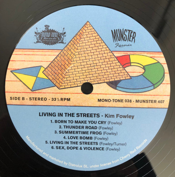 Kim Fowley – Living In The Streets LP vinyl record, image 5 of 9