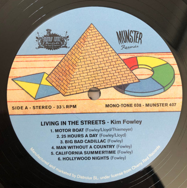 Kim Fowley – Living In The Streets LP vinyl record, image 4 of 9