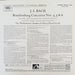Johann Sebastian Bach, Carlos Villa, Gareth Morris, Raymond Leppard, New Philharmonia Chamber Orchestra, David Littaur – Brandenburg Concertos Nos. 4, 5 & 6 LP vinyl record, image 2 of 4