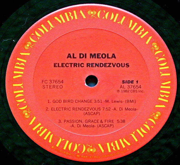 Al Di Meola – Electric Rendezvous LP vinyl record, image 3 of 6