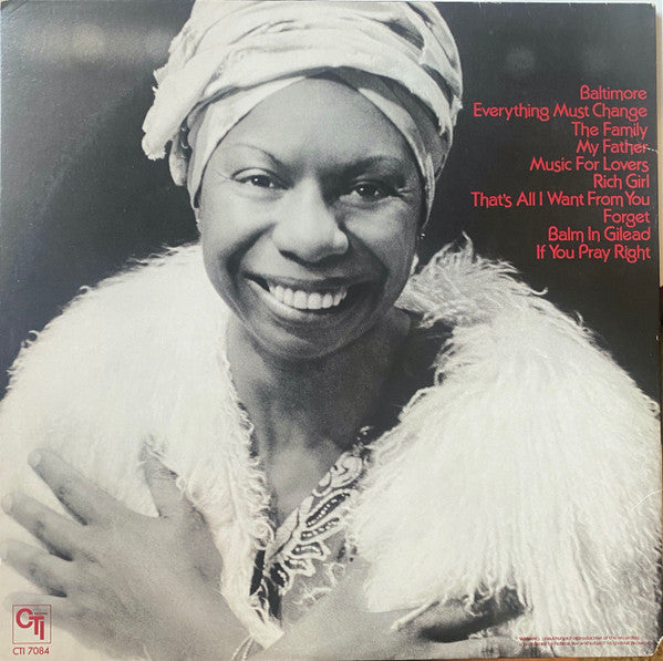 Nina Simone – Baltimore LP vinyl record, image 2 of 4