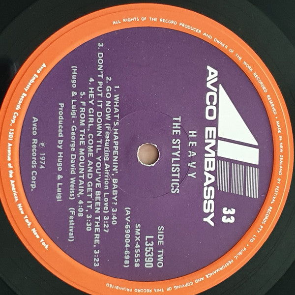 The Stylistics – Heavy LP vinyl record, image 4 of 4