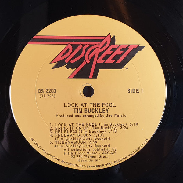 Tim Buckley – Look At The Fool LP vinyl record, image 3 of 4