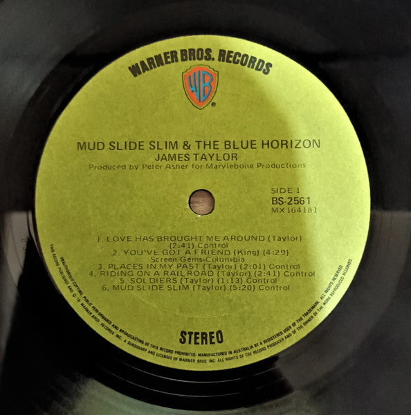 James Taylor – Mud Slide Slim And The Blue Horizon LP vinyl record, image 5 of 6