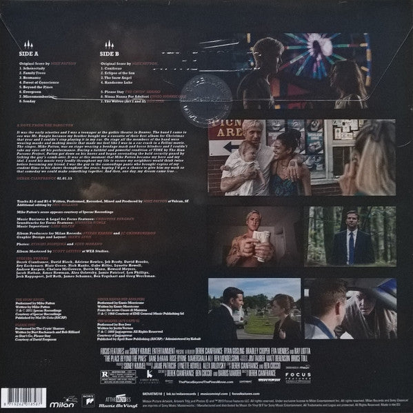 Mike Patton – The Place Beyond The Pines (Music From The Motion Picture) LP vinyl record, image 2 of 5