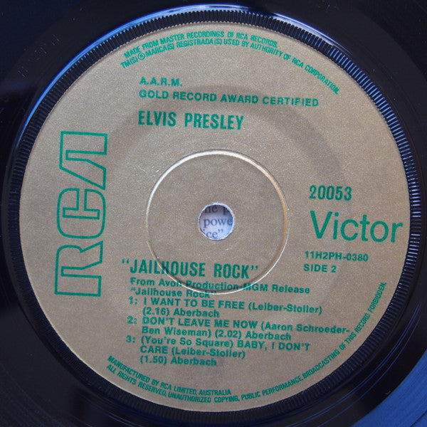 Elvis Presley – Jailhouse Rock 7" vinyl record, image 3 of 4