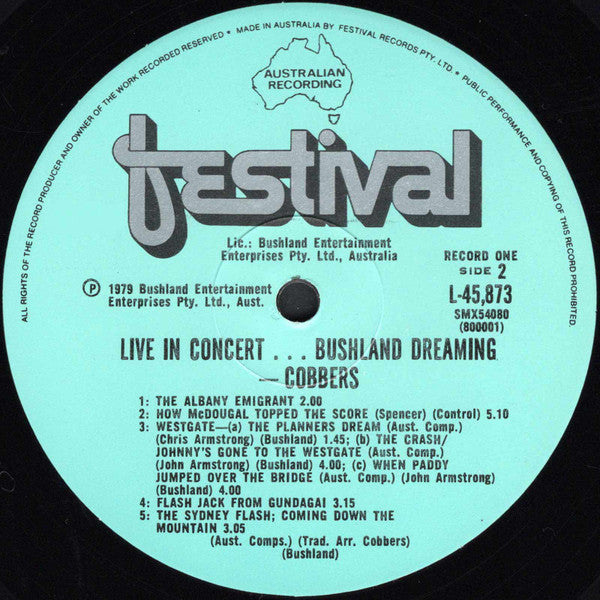 Cobbers – Bushland Dreaming (2xLP) LP vinyl record, image 6 of 8