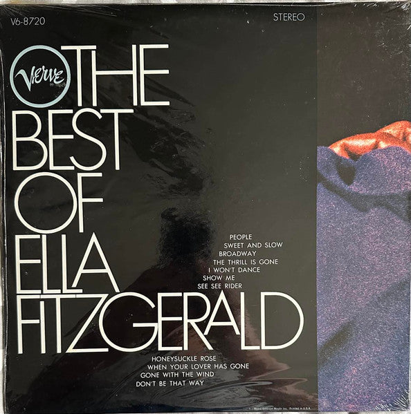 Ella Fitzgerald – The Best Of Ella Fitzgerald LP vinyl record, image 2 of 8