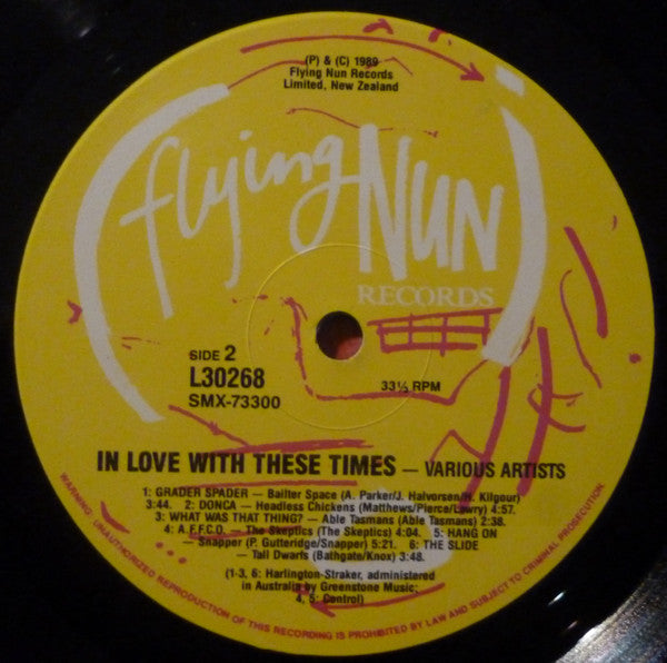 Various – In Love With These Times LP vinyl record, image 6 of 6