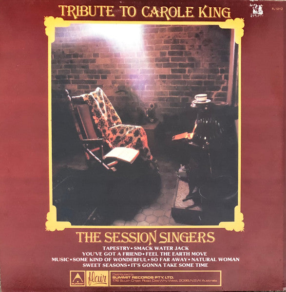 The Session Singers – Tribute To Carole King LP vinyl record, image 2 of 4