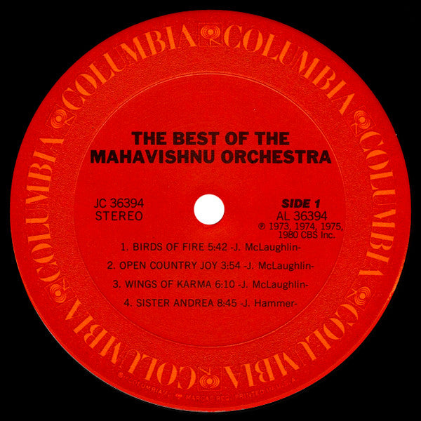 Mahavishnu Orchestra – The Best Of The Mahavishnu Orchestra LP vinyl record, image 3 of 6