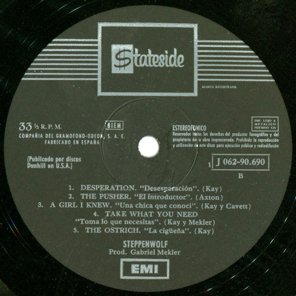 Steppenwolf – Steppenwolf LP vinyl record, image 4 of 4