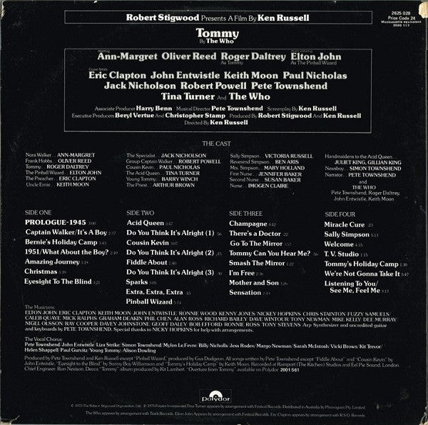 Various – Tommy (Original Soundtrack Recording) (2xLP) LP vinyl record, image 5 of 10
